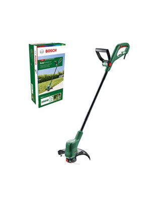 Bosch Home and Garden Electric Grass Trimmer EasyGrassCut 26 (280 Watt, cutting diameter 26 cm, Weight: 2 kg, in carton packaging)