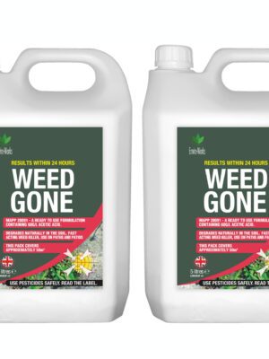 Enviro Works Weed Gone 2 x 5L Fast Acting Weedkiller (Ready to use) See results within 24 hours